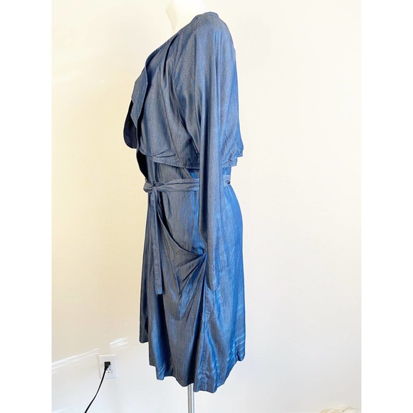 ASTR The Label Denim Trench Jacket - Picture 5 of 8